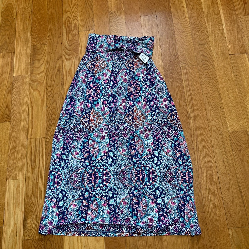 Printed Maxi Skirt